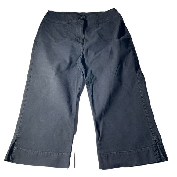 Woolrich Black Cropped Pants Size 10, SKU: 42-4289 - Picture 1 of 8